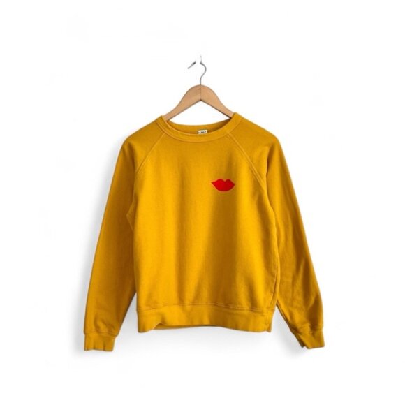 Clare V Lips Sweatshirt - Picture 1 of 8